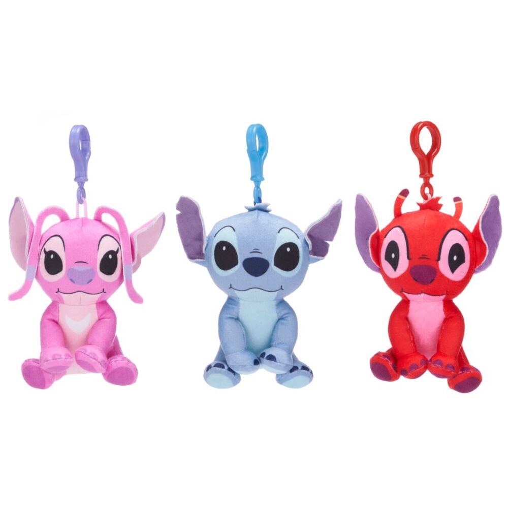 Stitch, Angel and Leroy keychain collection 10cm - Marketplace