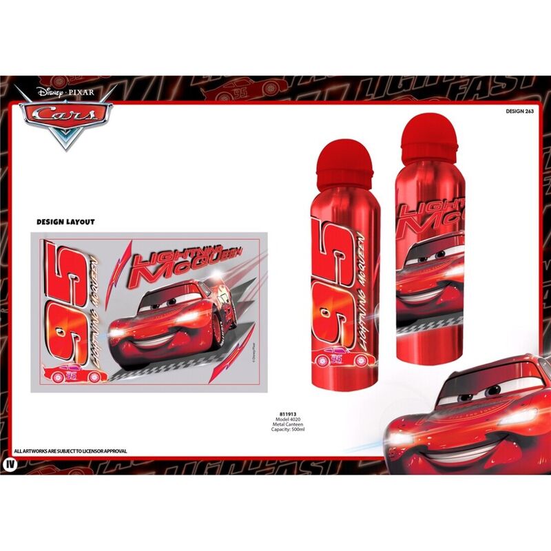 Disney Pixar Cars Water Bottle (500 ml)